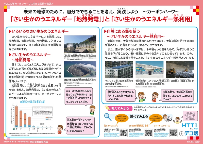 「カーボンハーフ」「カーボンニュートラル」「HTT」でCO2 をへらそう